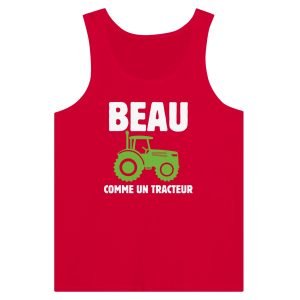 Debardeur Agriculteur Beau comme un tracteur