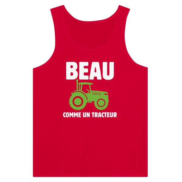 Debardeur Agriculteur Beau comme un tracteur