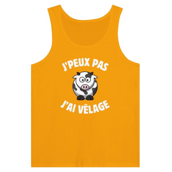 Debardeur Agriculteur J’peux pas j’ai velage