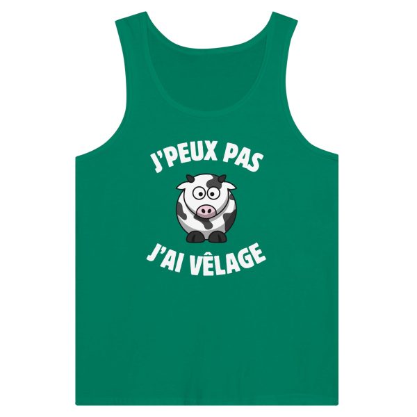 Debardeur Agriculteur J’peux pas j’ai velage