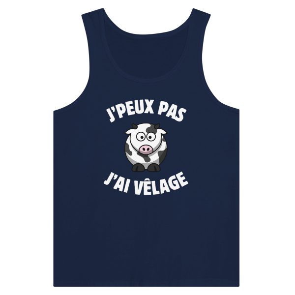 Debardeur Agriculteur J’peux pas j’ai velage