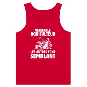 Debardeur Agriculteur Veritable agriculteur les autres font semblant