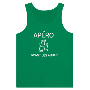 Debardeur Apero  Apero avant les abdos