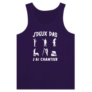 Debardeur BTP J&rsquo;peux pas j&rsquo;ai chantier