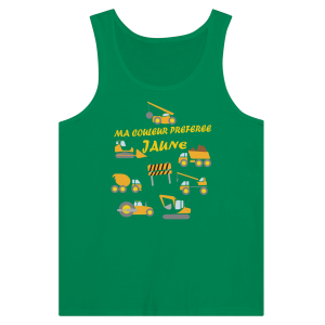 Debardeur BTP Ma couleur preferee jaune