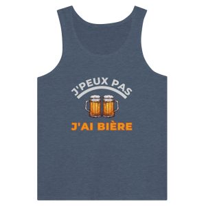 Debardeur Biere Je peux pas j&rsquo;ai biere