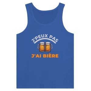 Debardeur Biere Je peux pas j&rsquo;ai biere