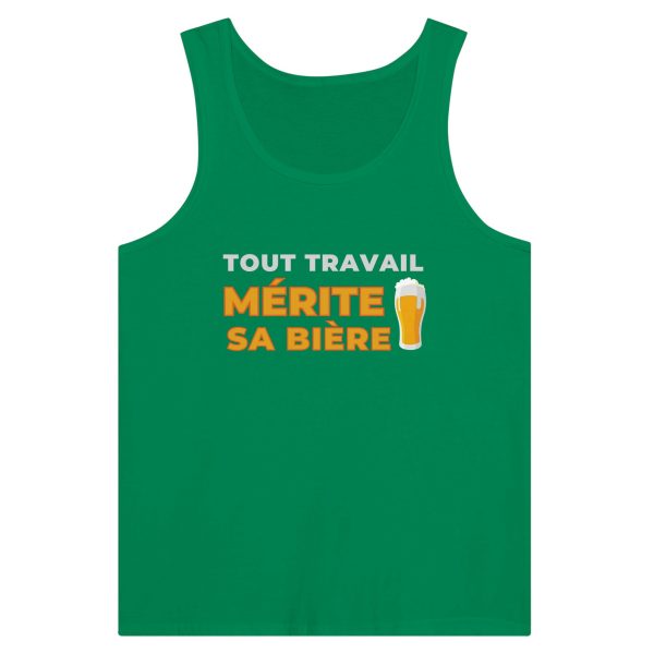 Debardeur Biere Tout travail merite sa biere