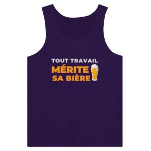 Debardeur Biere Tout travail merite sa biere