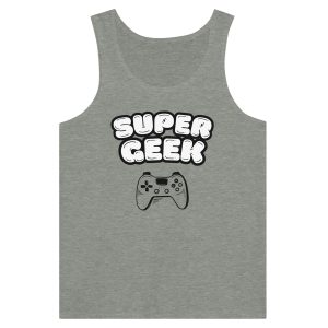 Debardeur Geek Super geek 1 Debardeur Geek Super geek 2