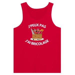 Debardeur Je peux pas j&rsquo;ai bricolage