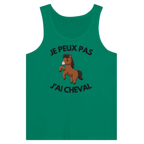 Debardeur Je peux pas j’ai cheval