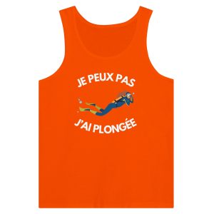 Debardeur Je peux pas j&rsquo;ai plongee
