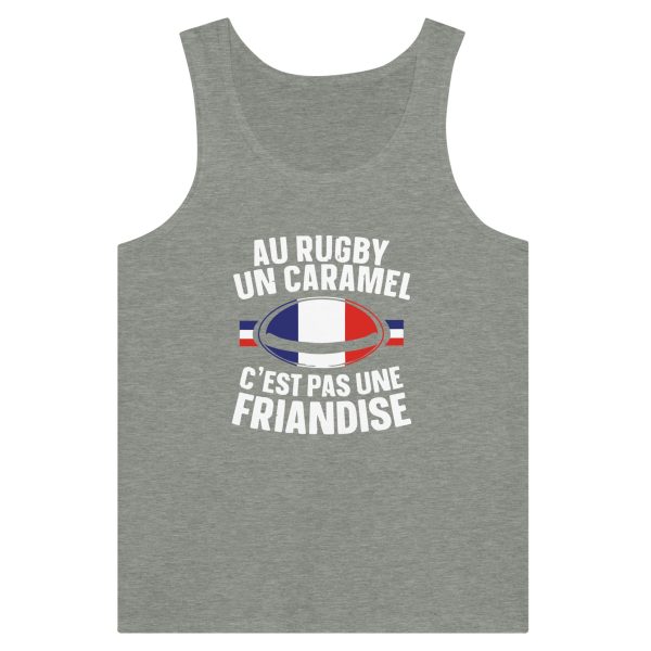 Debardeur Rugby Au rugby un caramel c’est pas une friandise