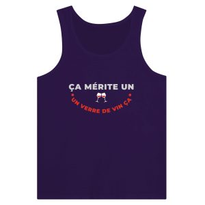 Debardeur Vin Ca merite un verre de vin ca Debardeur Vin Ca merite un verre de vin ca