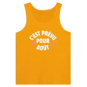 Debardeur annonce grossesse Cest prevu pour Aout 1