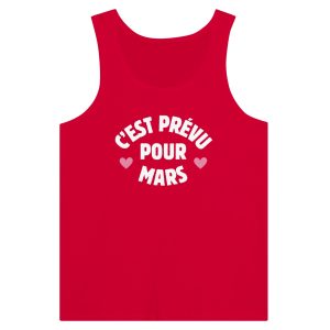 Debardeur annonce grossesse C&rsquo;est prevu pour Mars