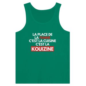 Debardeur beauf La place de la femme cest la cuisine cest la kouizine 1