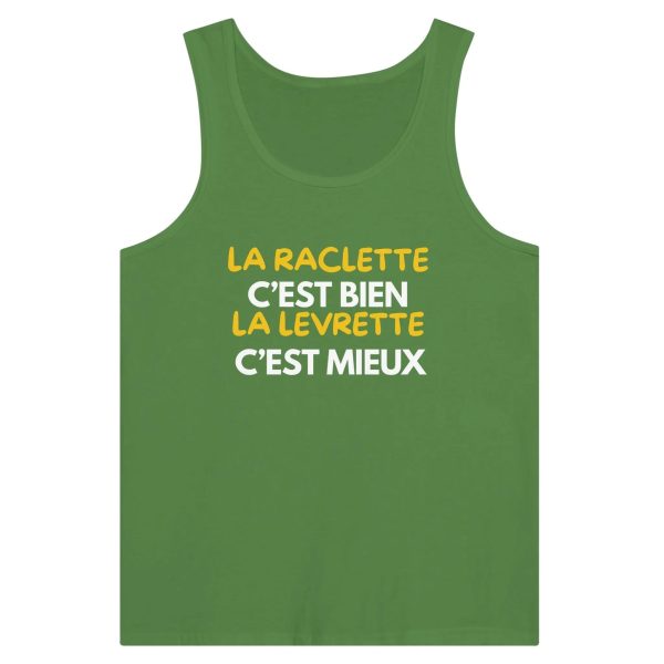 Debardeur beauf La raclette c’est bien la levrette c’est mieux