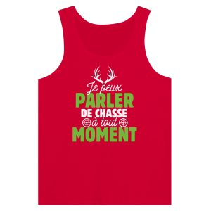 Debardeur chasseur Je peux parler de chasse a tout moment 1 Debardeur chasseur Je peux parler de chasse a tout moment 2