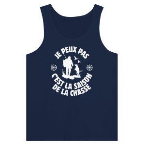 Debardeur chasseur Je peux pas c'est la saison de la chasse 2 Debardeur chasseur Je peux pas cest la saison de la chasse 3