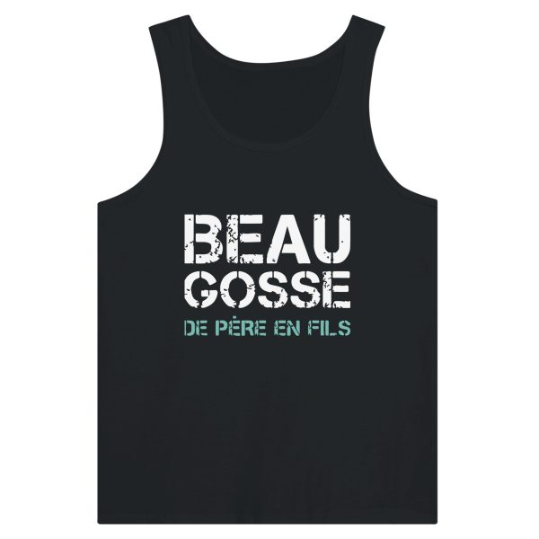 Debardeur papa Beau gosse de pere en fils