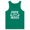 Debardeur papa Papa super heros
