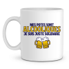 Mug Apero Mes potes sont alcooliques je suis juste solidaire