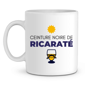 Mug Pastis ceinture noire de riacarate Mug Pastis ceinture noire de riacarate