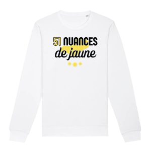 Sweat Adulte 51 nuances de jaune