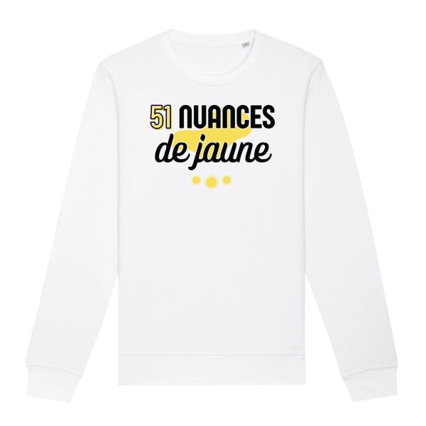 Sweat Adulte 51 nuances de jaune