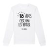 Sweat Adulte Anniversaire 18 ans