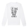 Sweat Adulte Anniversaire 20 ans
