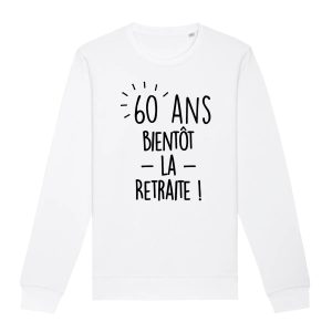 Sweat Adulte Anniversaire 60 ans Sweat Adulte Anniversaire 60 ans