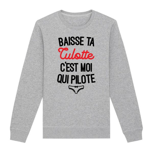 Sweat Adulte Baisse ta culotte c’est moi qui pilote