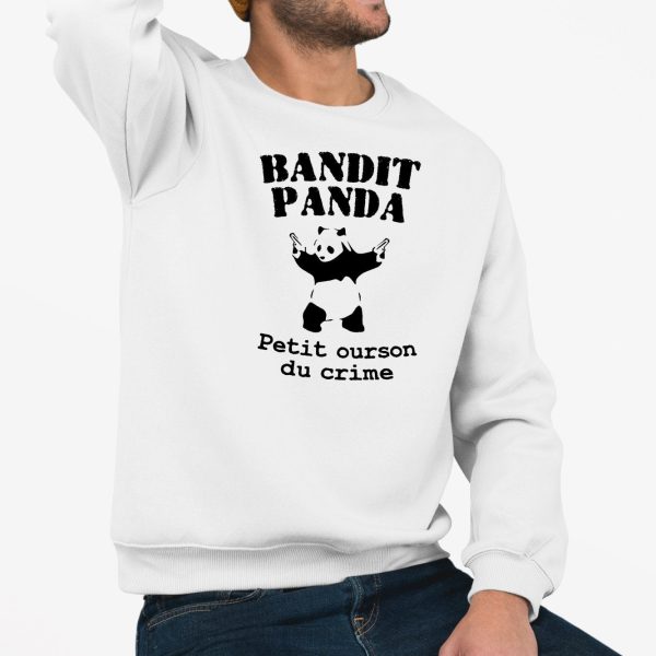 Sweat Adulte Bandit panda