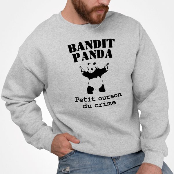 Sweat Adulte Bandit panda