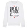 Sweat Adulte Bonne fete au meilleur des papas