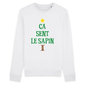 Sweat Adulte Ca sent le sapin Sweat Adulte Ca sent le sapin