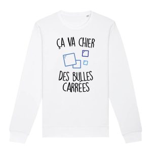 Sweat Adulte Ca va chier des bulles carrees Sweat Adulte Ca va chier des bulles carrees