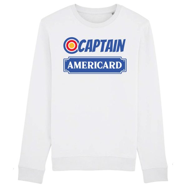 Sweat Adulte Captain Americard