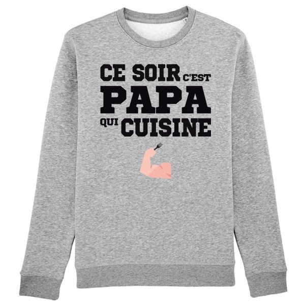 Sweat Adulte Ce soir c’est papa qui cuisine