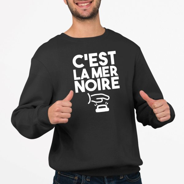 Sweat Adulte C’est la mer noire