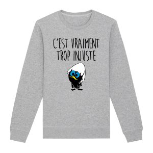Sweat Adulte C'est vraiment trop injuste 1 Sweat Adulte Cest vraiment trop injuste 2