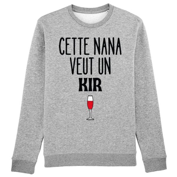 Sweat Adulte Cette nana veut un kir