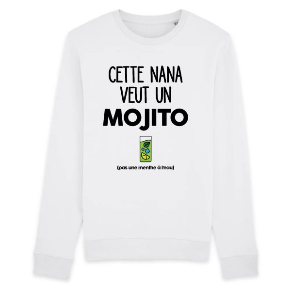 Sweat Adulte Cette nana veut un mojito