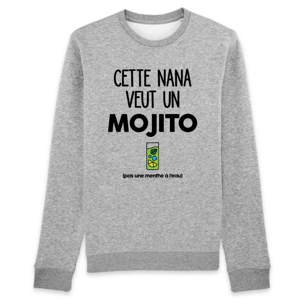 Sweat Adulte Cette nana veut un mojito