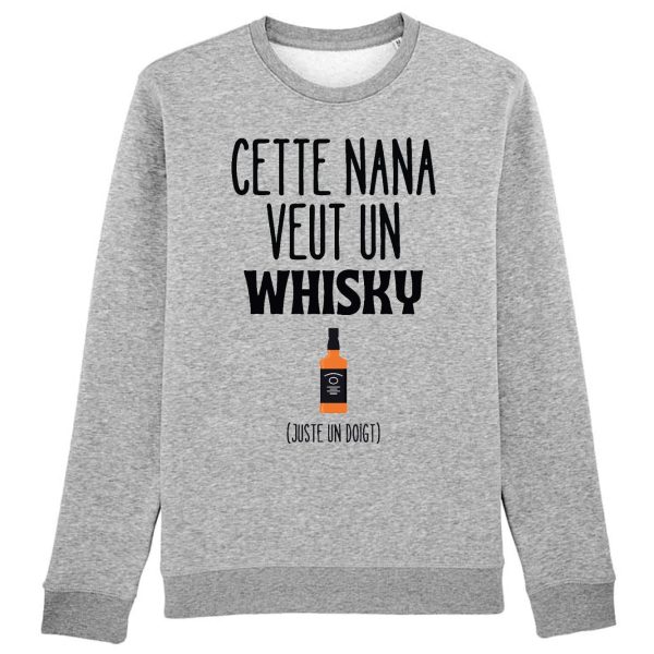 Sweat Adulte Cette nana veut un whisky