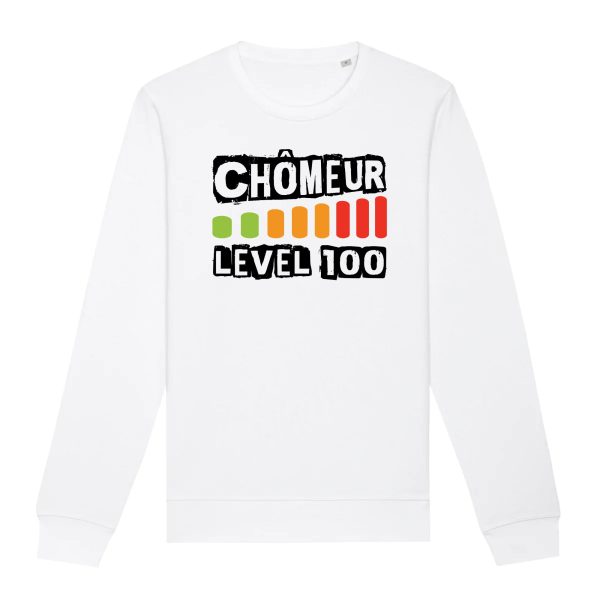 Sweat Adulte Chomeur level 100