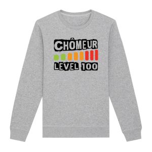 Sweat Adulte Chomeur level 100